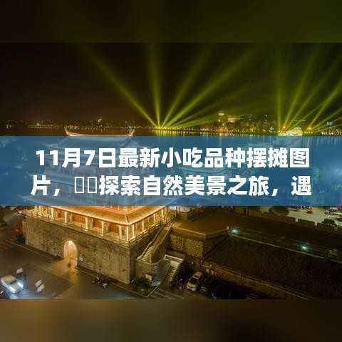 11月最新小吃摆摊美图,自然美景之旅中的美食新风尚与心灵宁静之旅
