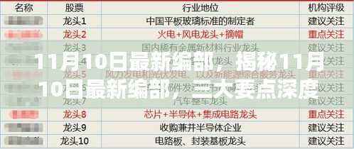 揭秘最新编部三大要点深度解读,深度剖析11月10日最新编部内容速递