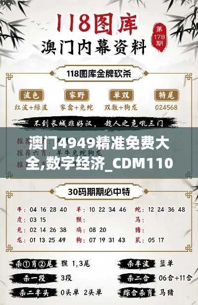 澳门4949精准免费大全,数字经济_CDM110.07九天仙帝