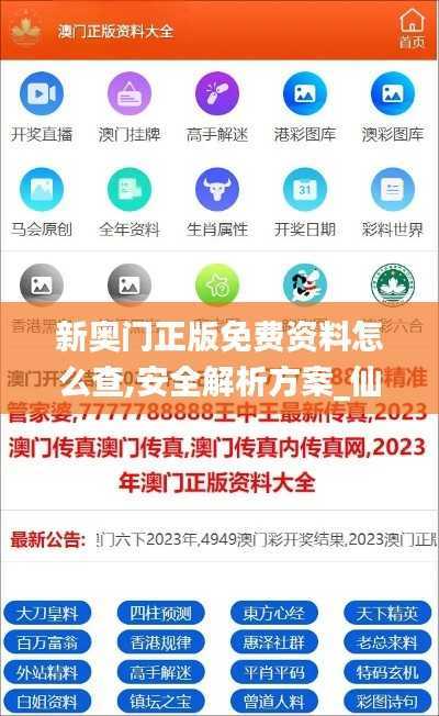 新奥门正版免费资料怎么查,安全解析方案_仙宫境MNP955.94