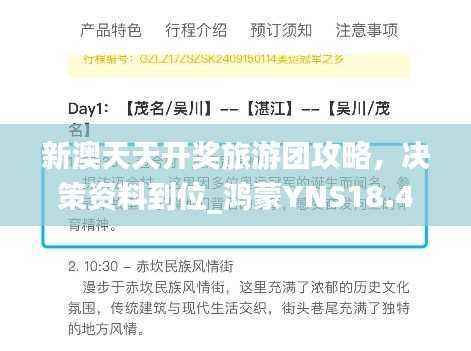 新澳天天开奖旅游团攻略,决策资料到位_鸿蒙YNS18.45