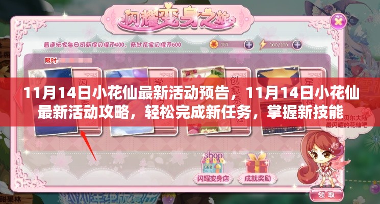 11月14日小花仙最新活动攻略预告,轻松掌握新任务与技能