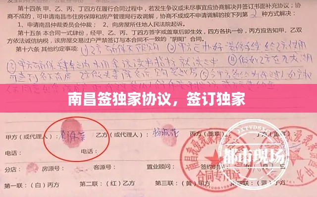 南昌签独家协议,签订独家