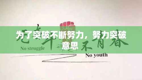 为了突破不断努力,努力突破意思