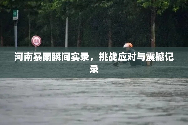 河南暴雨瞬间实录,挑战应对与震撼记录