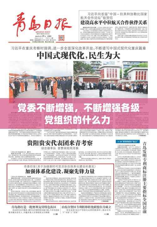 党委不断增强,不断增强各级党组织的什么力