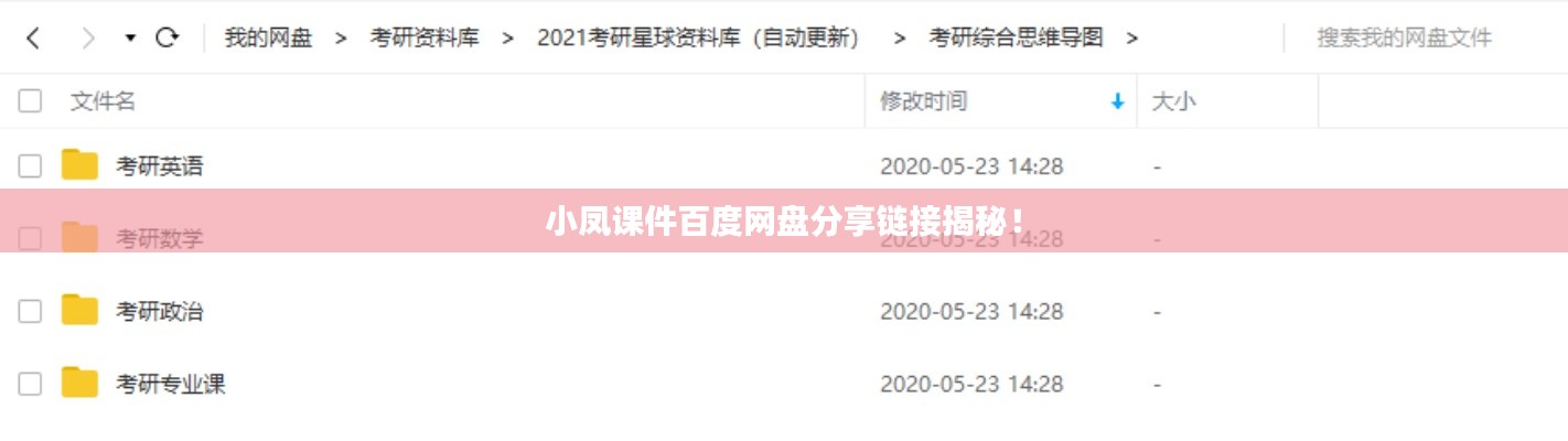 小凤课件百度网盘分享链接揭秘!