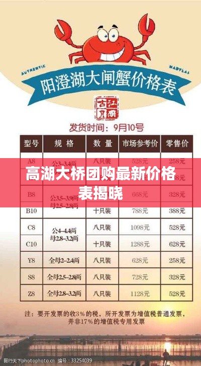 高湖大桥团购最新价格表揭晓